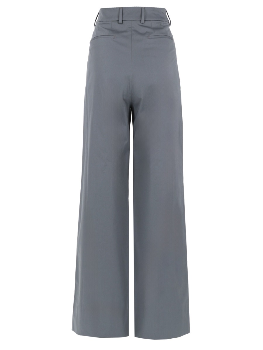 PT Torino Frankie High Waist Stretch Cropped Trousers Grijs