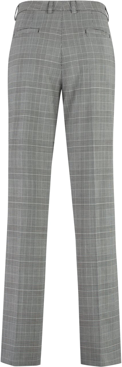 PT Torino Prince-of-Wales checked trousers Grijs
