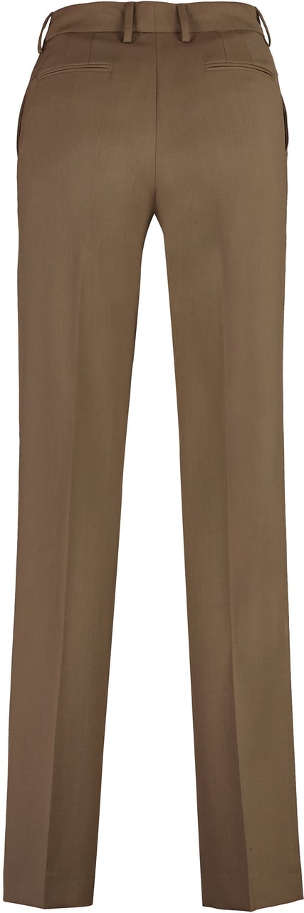 PT Torino Ambra wool blend trousers Neutraal