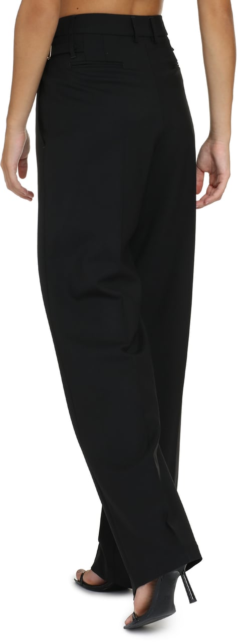 PT Torino Virgin wool trousers Zwart