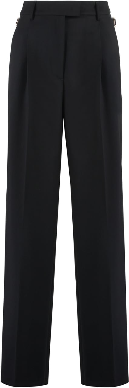 PT Torino Virgin wool trousers Zwart