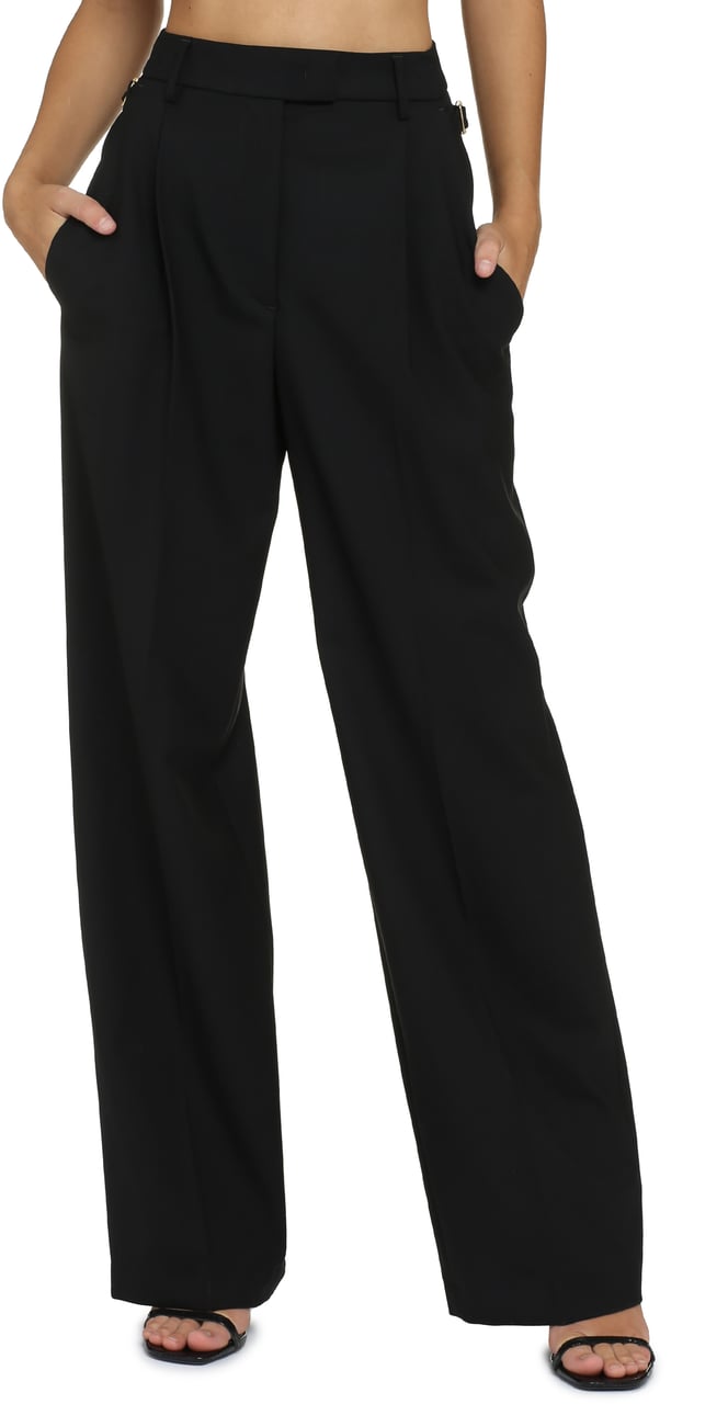 PT Torino Virgin wool trousers Zwart