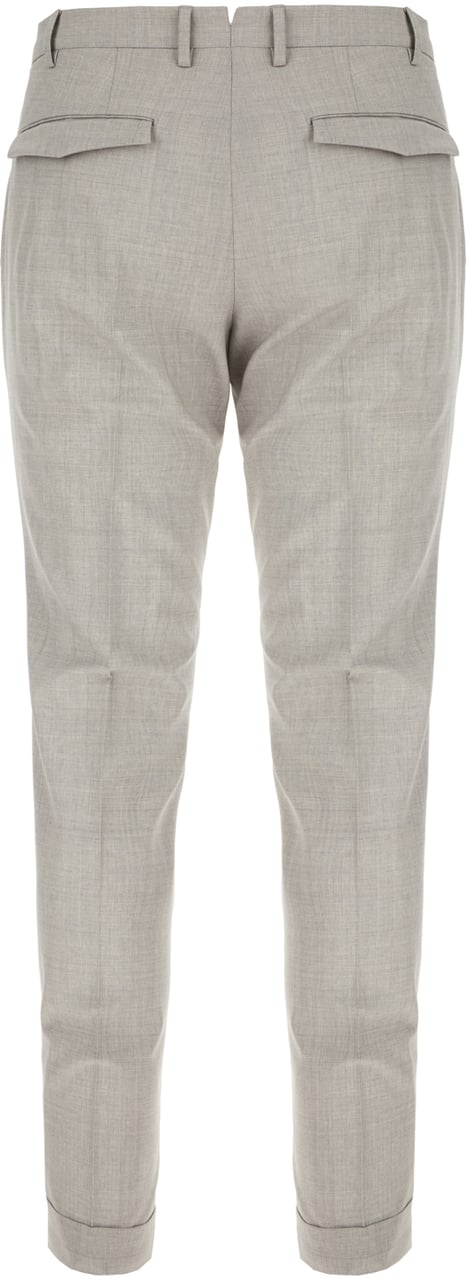PT Torino Pt Torino Light grey stretch wool pants Grijs