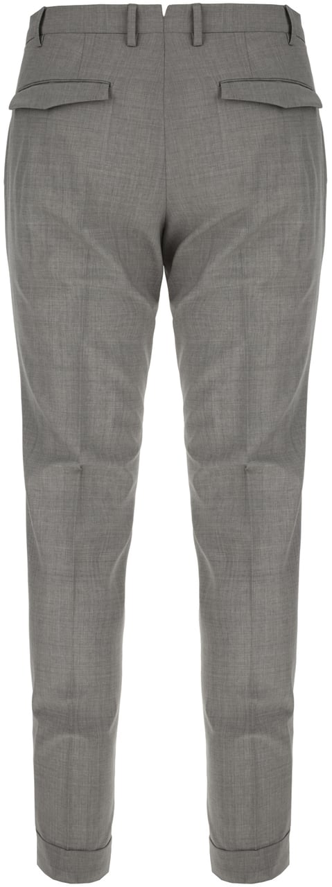 PT Torino Pt Torino Grey stretch wool pants Grijs
