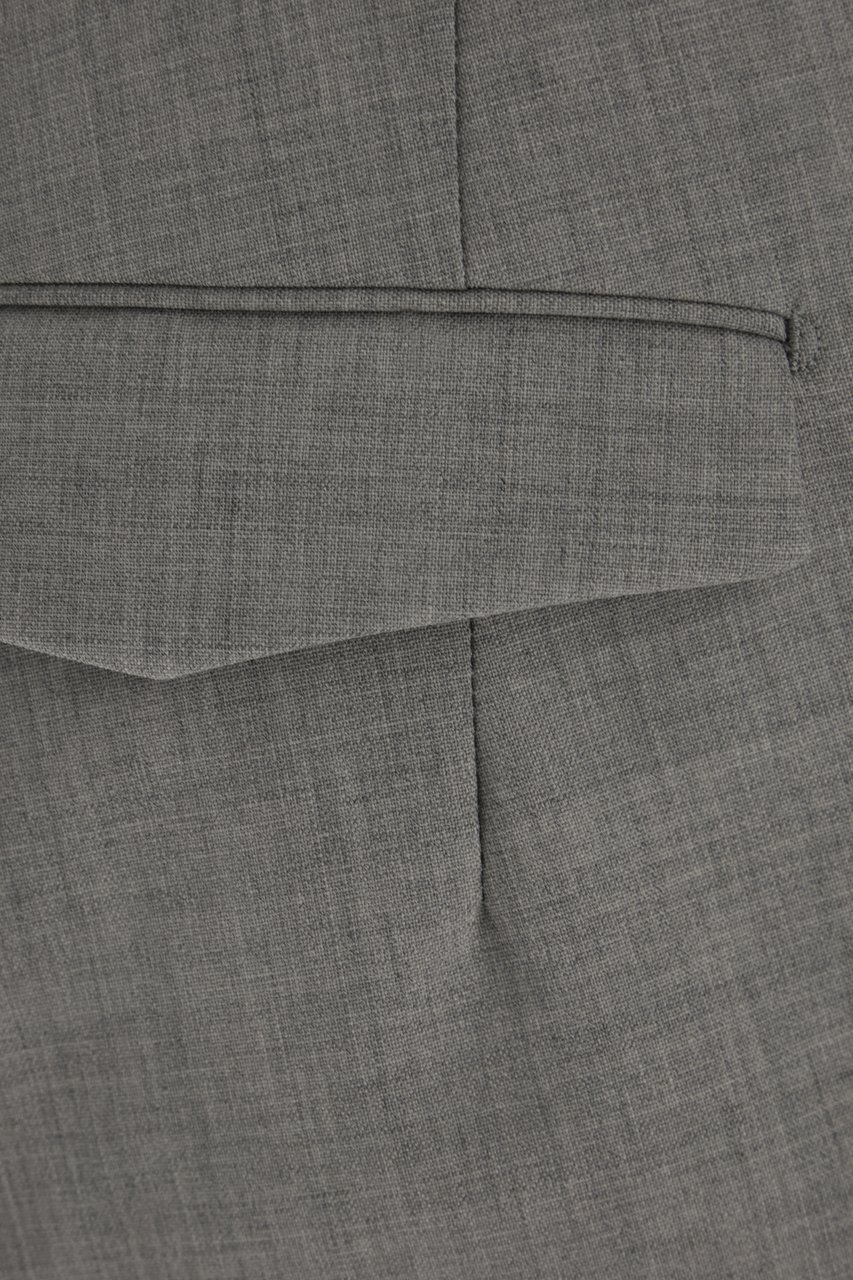PT Torino Pt Torino Grey stretch wool pants Grijs