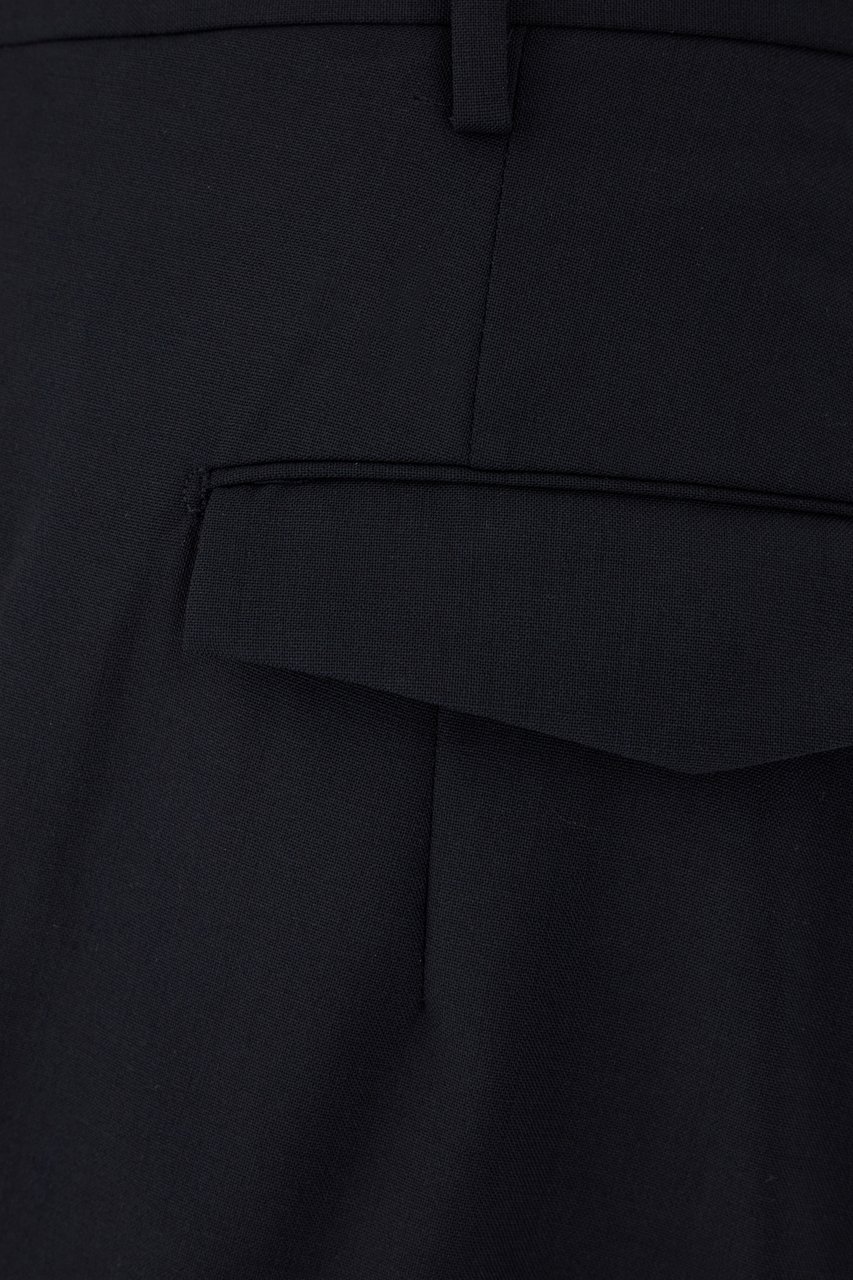 PT Torino Pt Torino Navy blue stretch wool pants Blauw