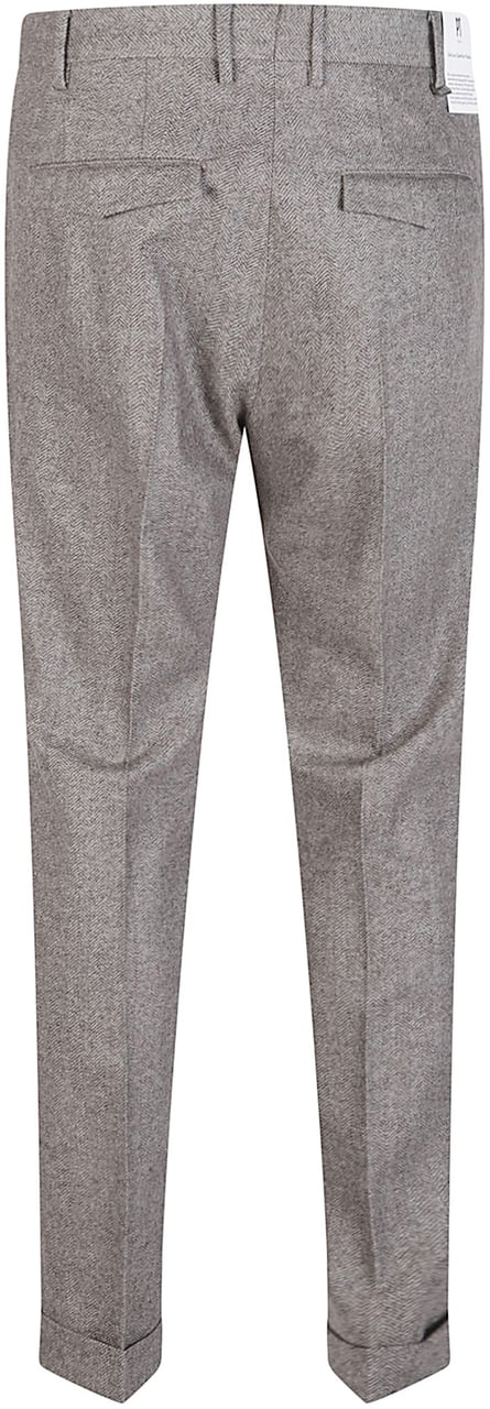 PT Torino Master Flat Front Pant Brown Bruin