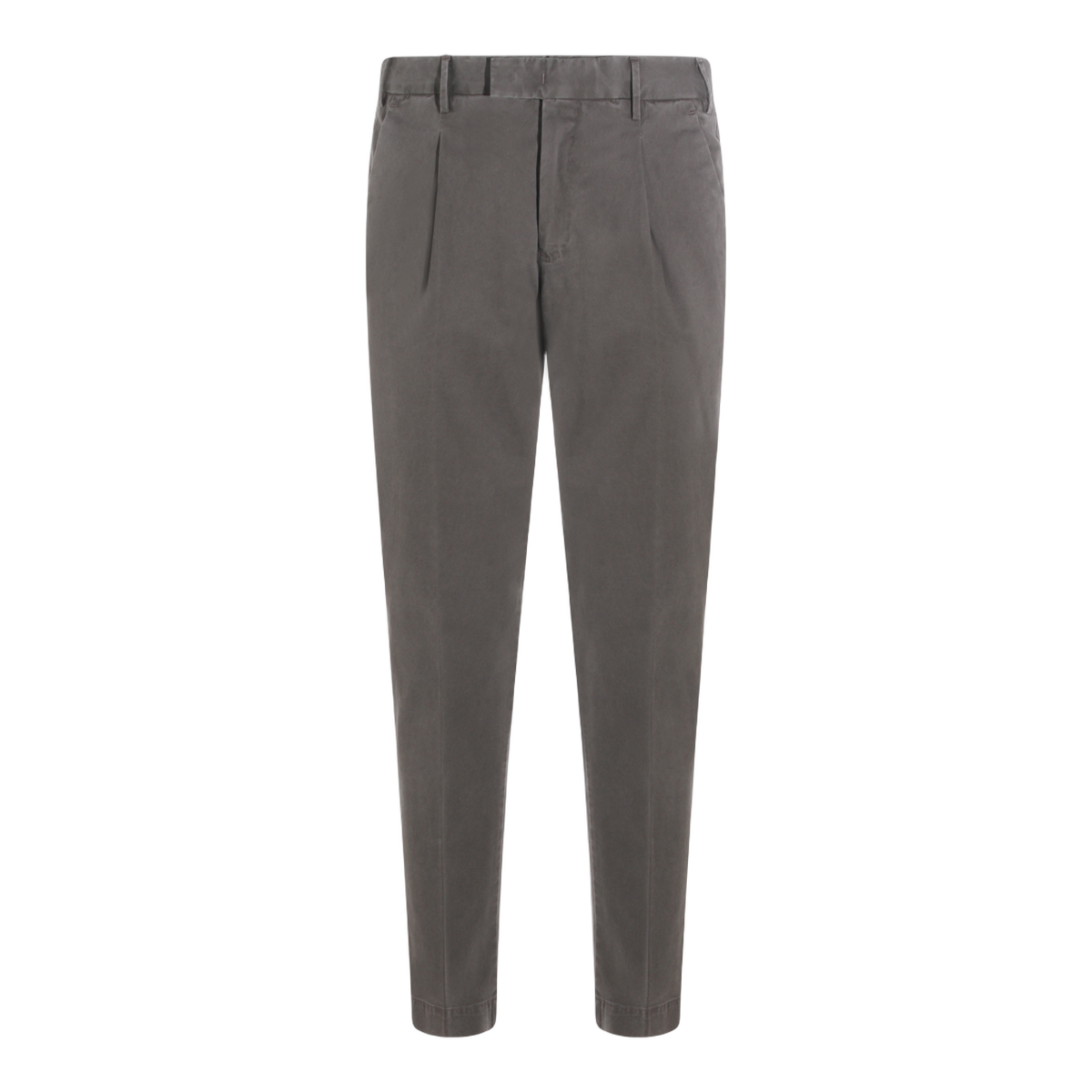 PT Torino Straight-Leg Beige Trousers with Tailored Silhouette Neutraal