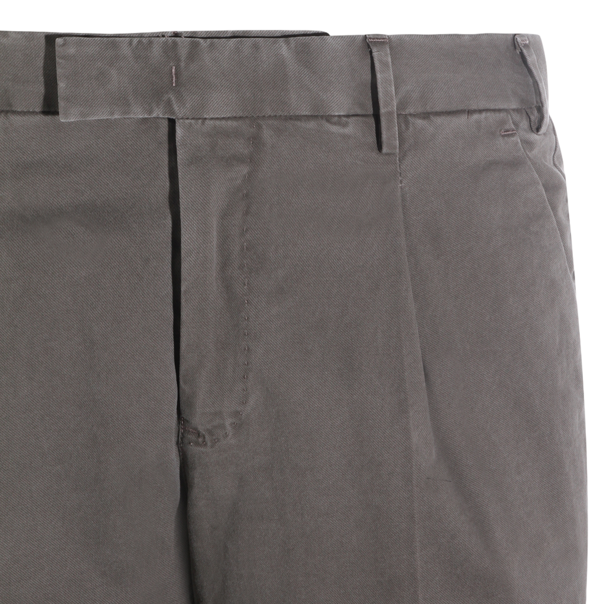 PT Torino Straight-Leg Beige Trousers with Tailored Silhouette Neutraal