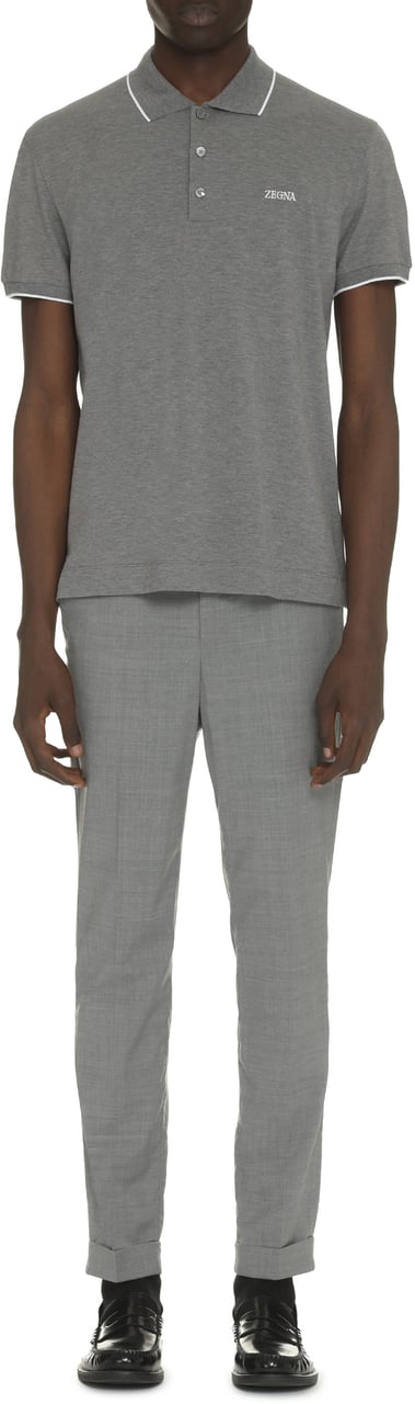 PT Torino Cotton trousers Grijs