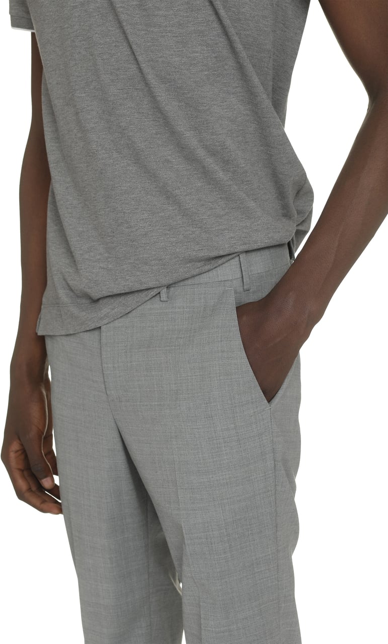 PT Torino Cotton trousers Grijs