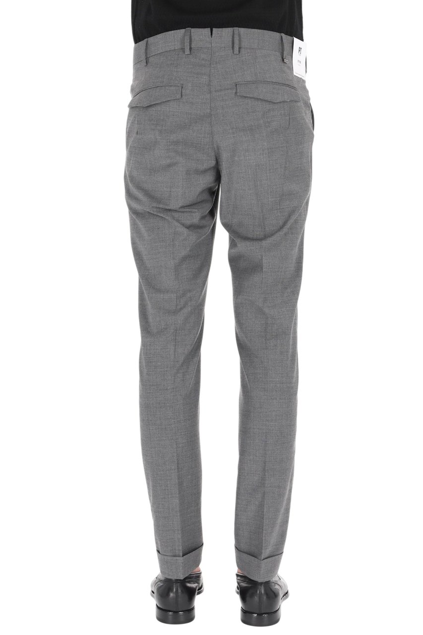 PT Torino Master Fit Washable Wool Pants Grijs