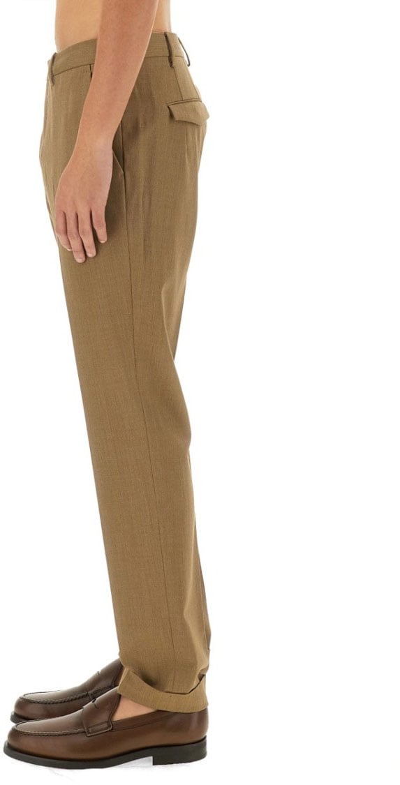 PT Torino Straight Leg Pants Neutraal