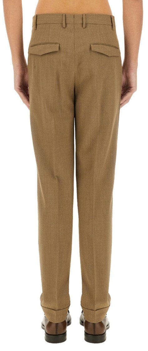 PT Torino Straight Leg Pants Neutraal