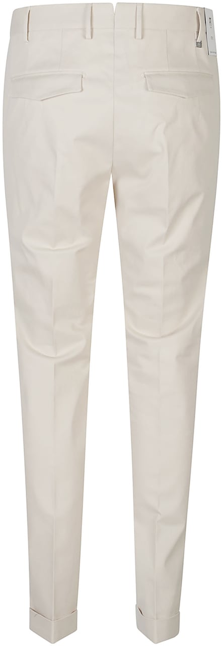 PT Torino Master Flat Front Pant White Wit