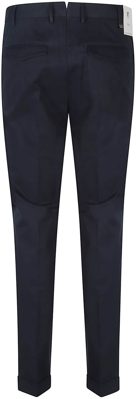 PT Torino Master Flat Front Pant Blue Blauw