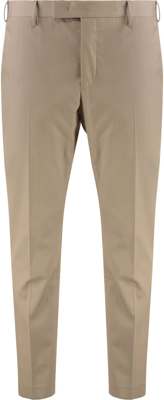PT Torino Silkochino slim fit trousers Beige