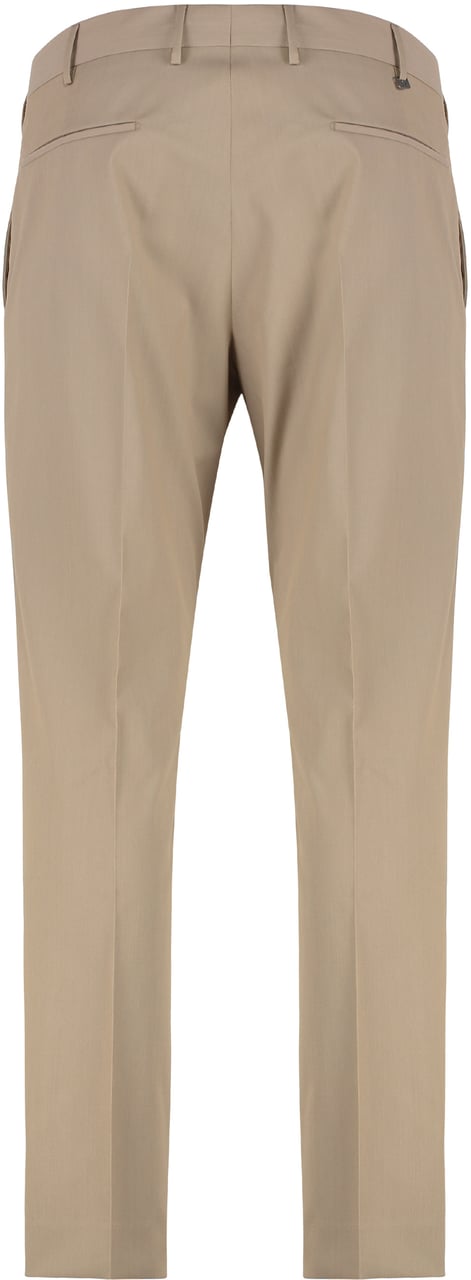 PT Torino Silkochino slim fit trousers Beige