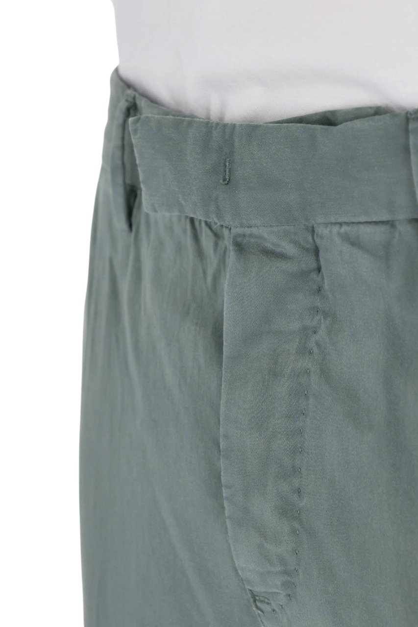 PT Torino Silkochino Garment-Dyed Master Chino Pants Groen