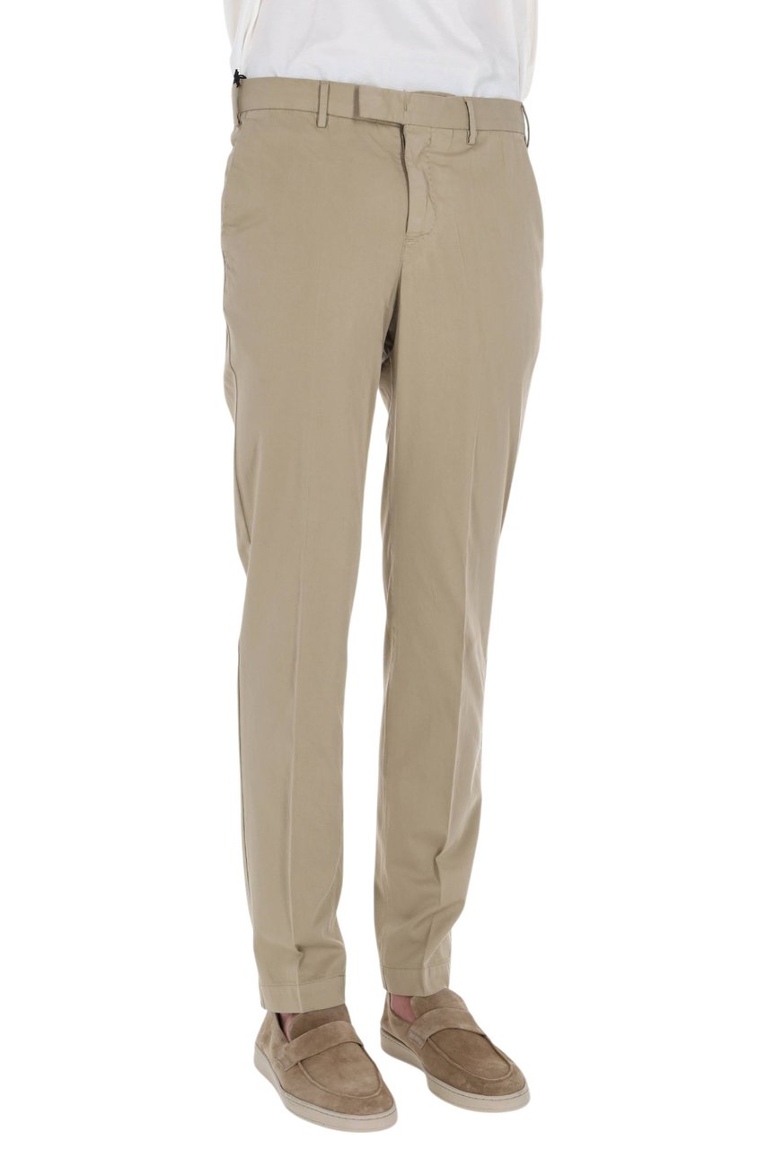 PT Torino Silkochino Garment-Dyed Master Chino Pants Roze