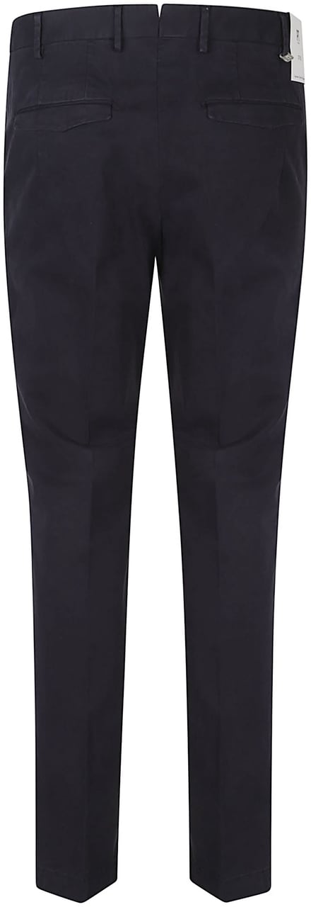 PT Torino Master Flat Front Pant Blue Blauw