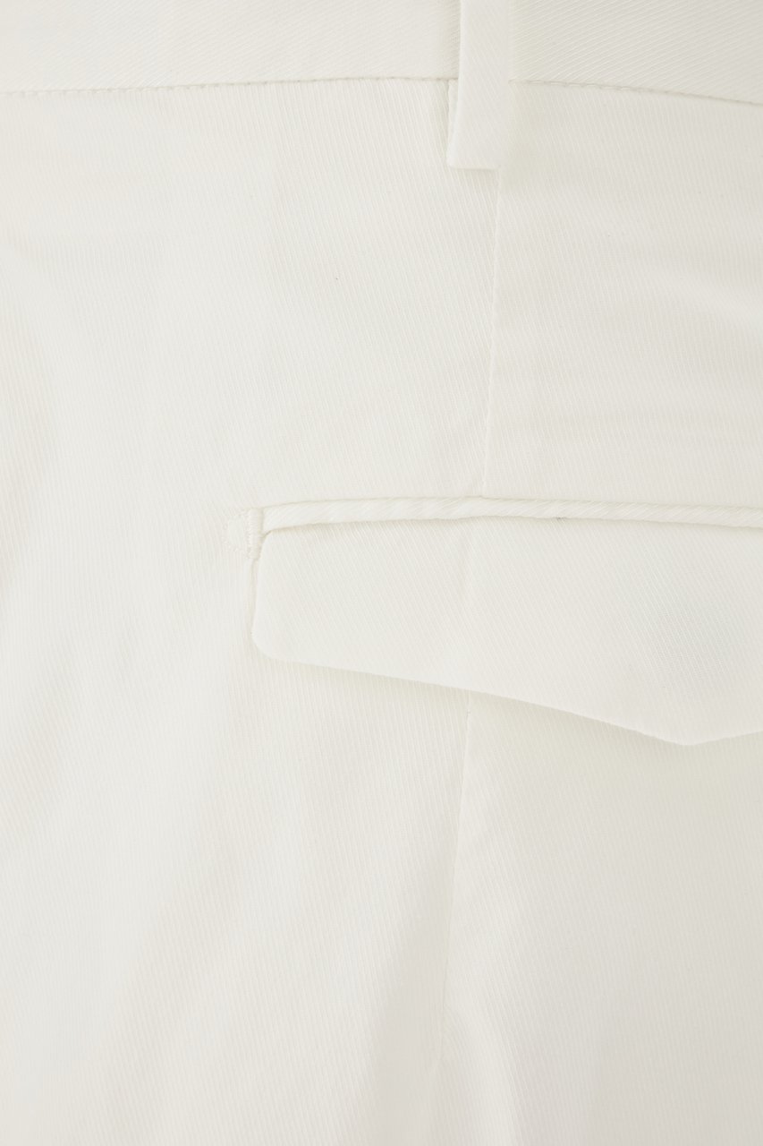 PT Torino Pt Torino White stretch lyocell blend pants Wit