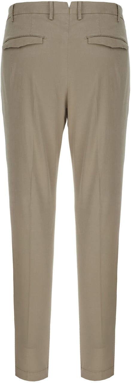 PT Torino Pt Torino Dove grey stretch lyocell blend pants Grijs