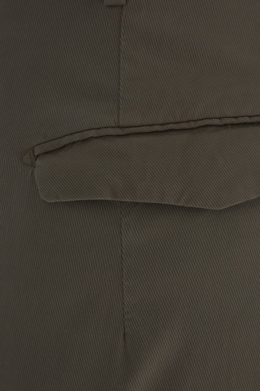 PT Torino Pt Torino Mud stretch lyocell blend pants Groen