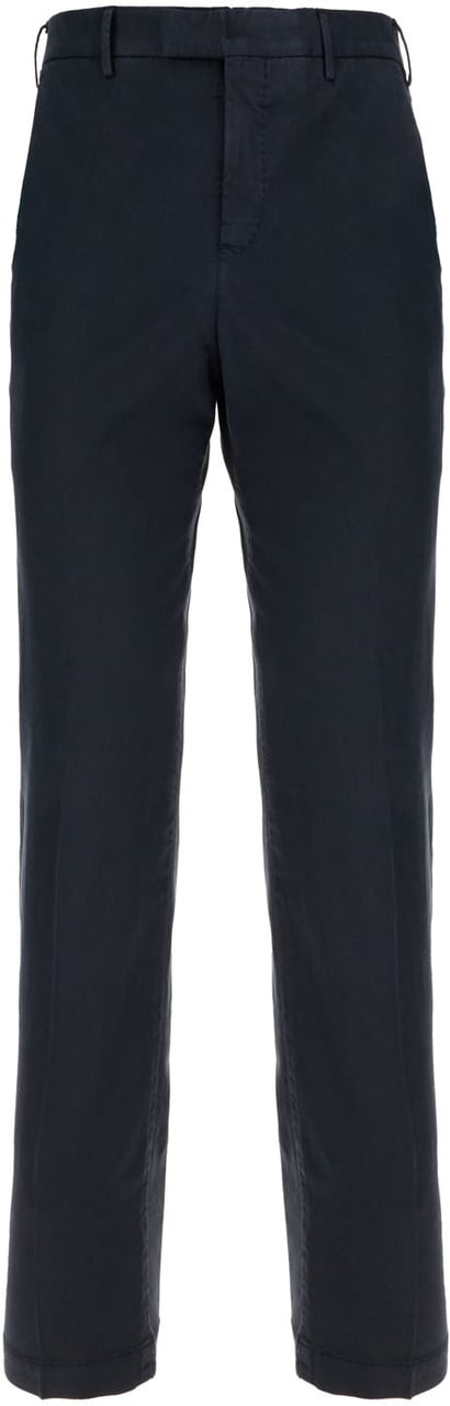 PT Torino Pt Torino Midnight blue stretch lyocell blend pants Blauw