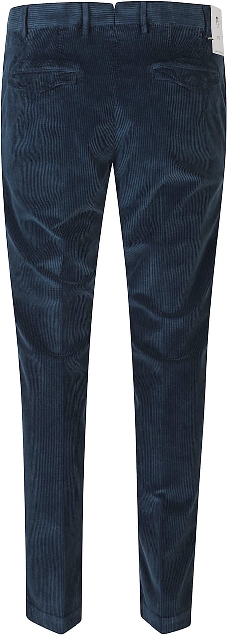 PT Torino Master Flat Front Pant Blue Blauw