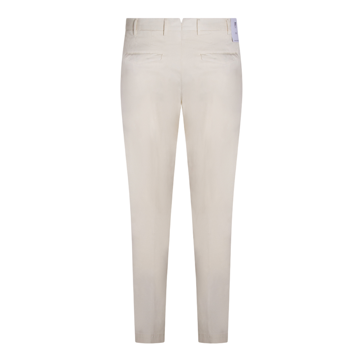 PT Torino Classic Tailored Trousers With Straight Leg Cut And Subtle Stitching Neutraal