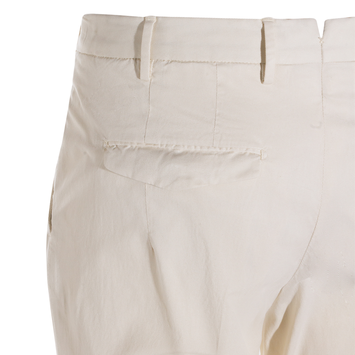 PT Torino Classic Tailored Trousers With Straight Leg Cut And Subtle Stitching Neutraal