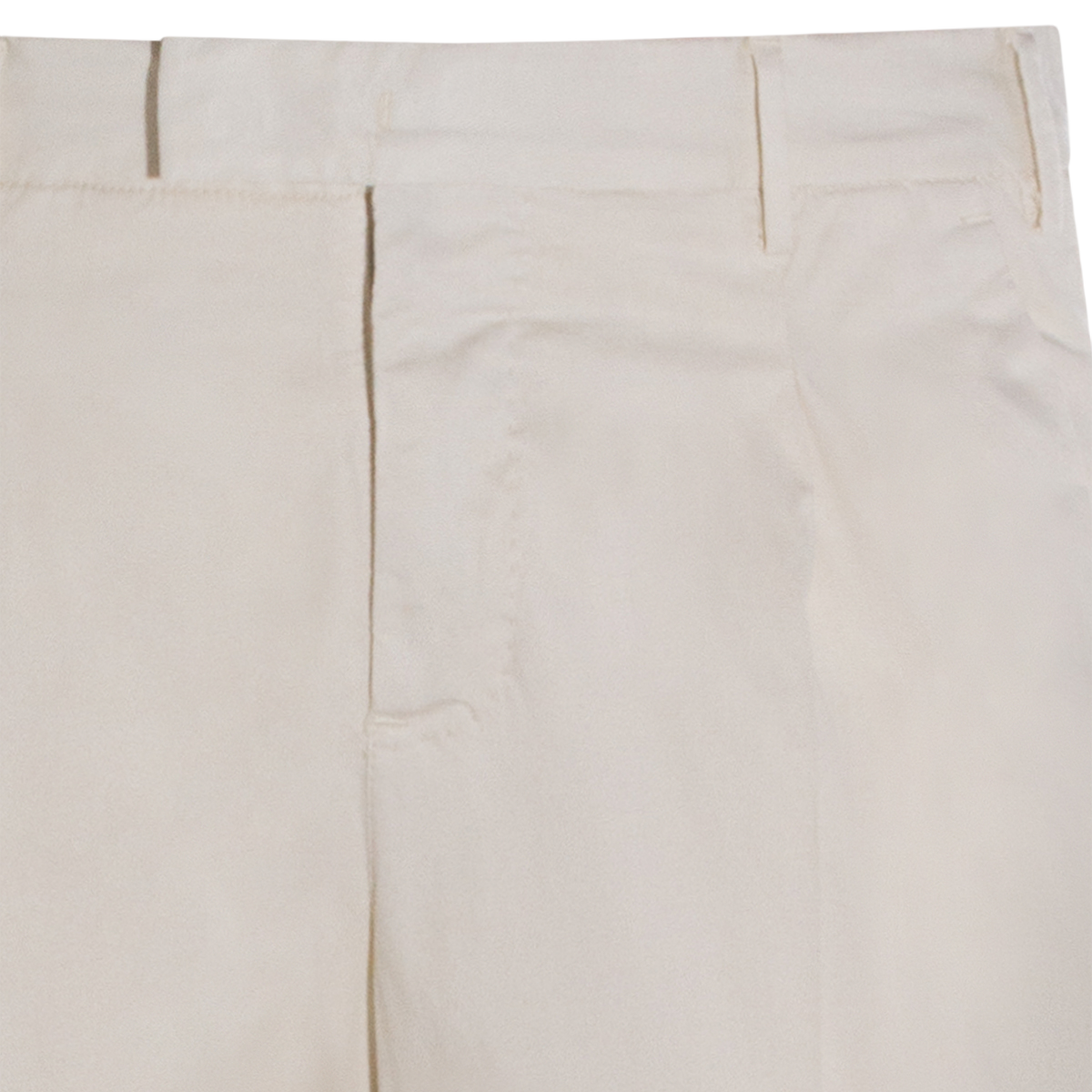 PT Torino Classic Tailored Trousers With Straight Leg Cut And Subtle Stitching Neutraal