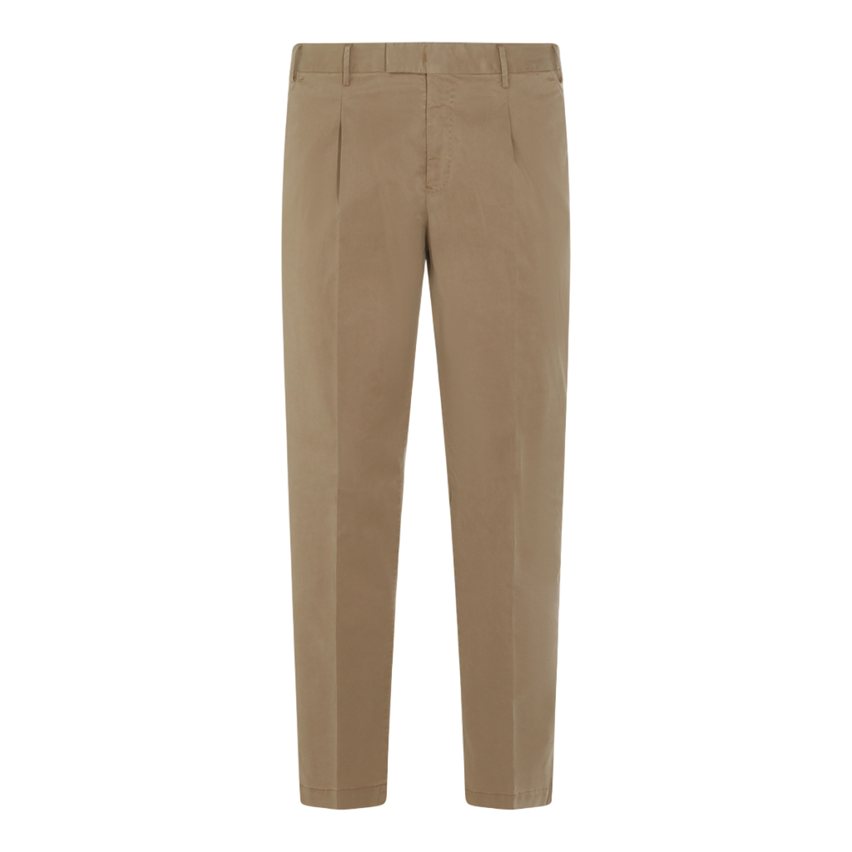 PT Torino Straight-Leg Trousers With Classic Design And Tailored Finish Bruin