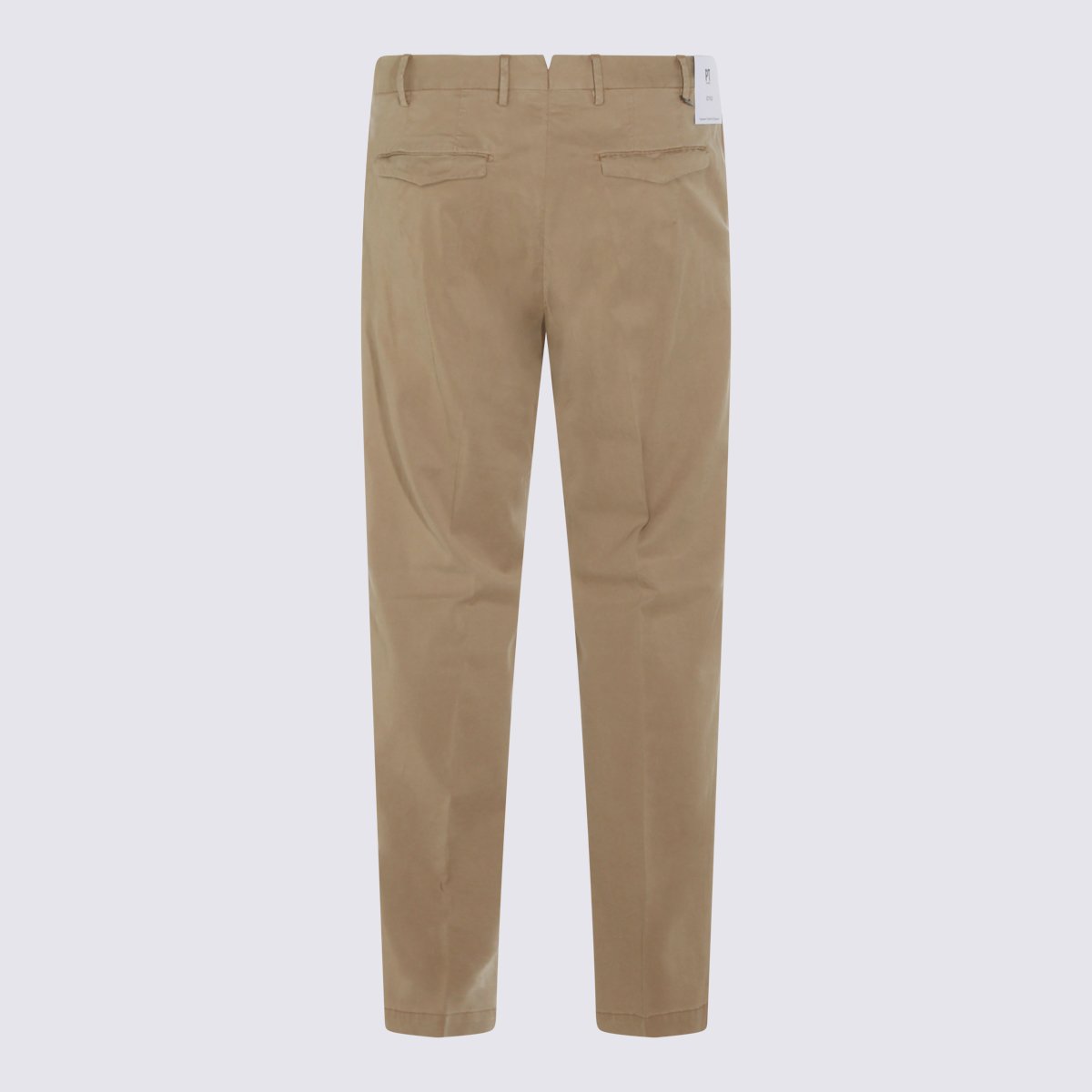 PT Torino Straight-Leg Trousers With Classic Design And Tailored Finish Bruin