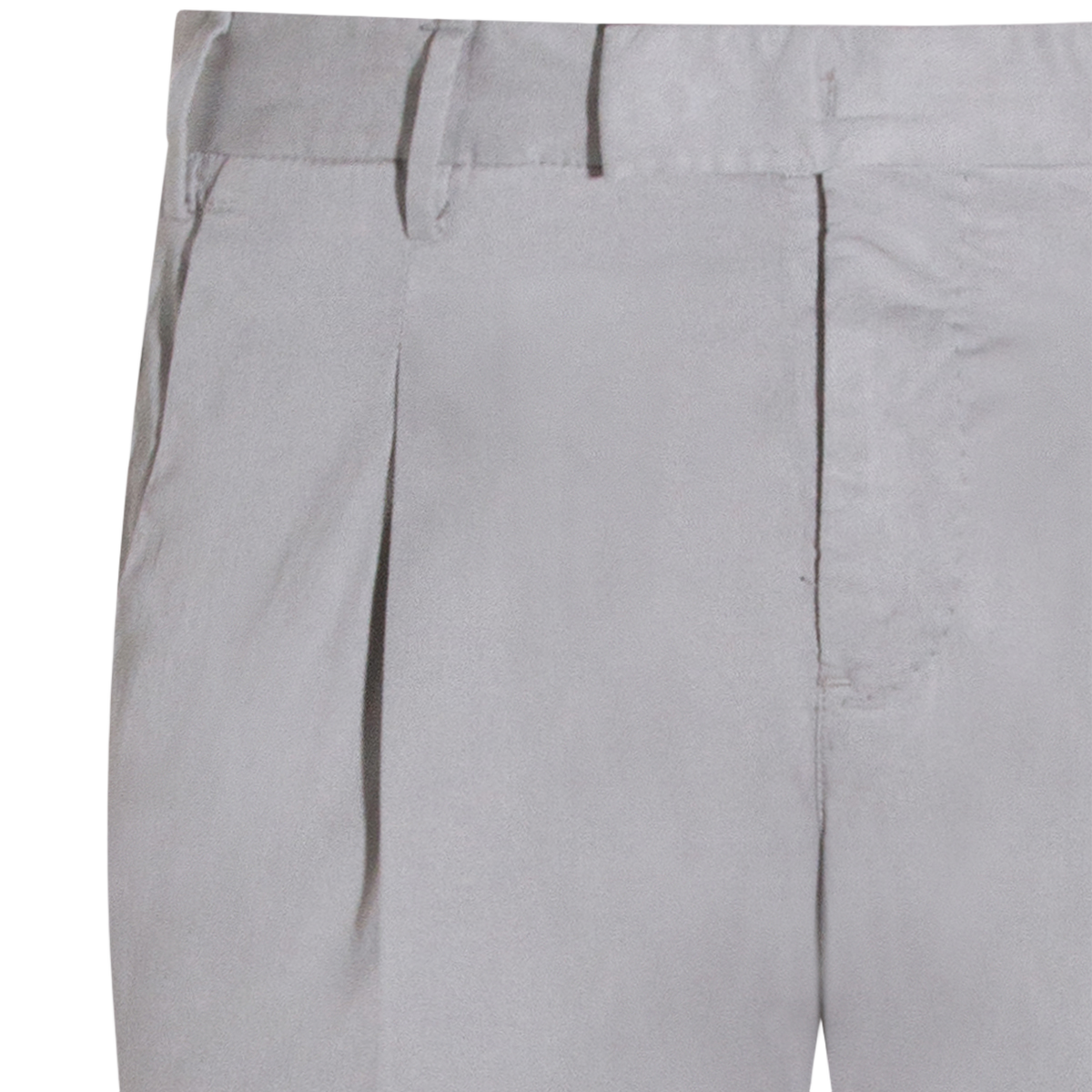 PT Torino Classic Tailored Grey Trousers With Straight Leg Design Grijs