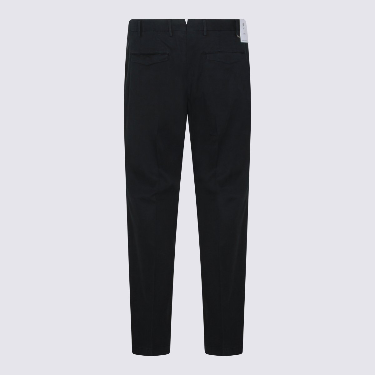 PT Torino Tailored Black Trousers With Subtle Pleats And Refined Finish Zwart