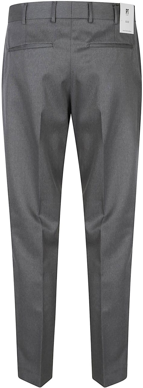 PT Torino Rebel Flat Front Pant Grey Grijs