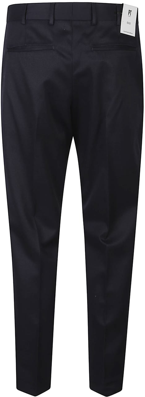 PT Torino Rebel Flat Front Pant Blue Blauw