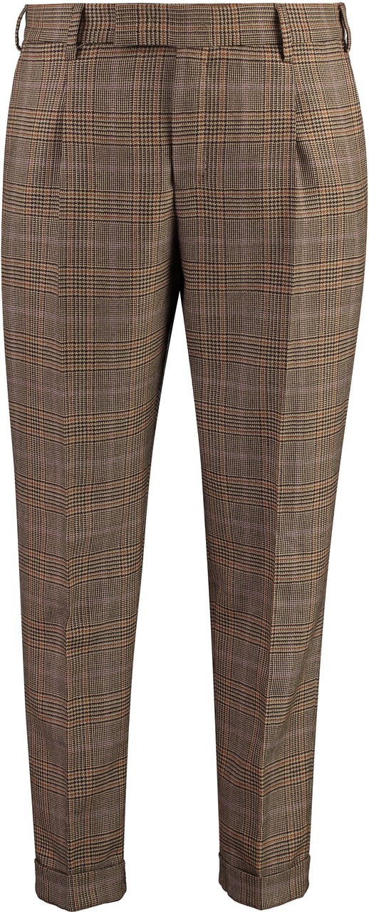 PT Torino Virgin wool trousers Beige