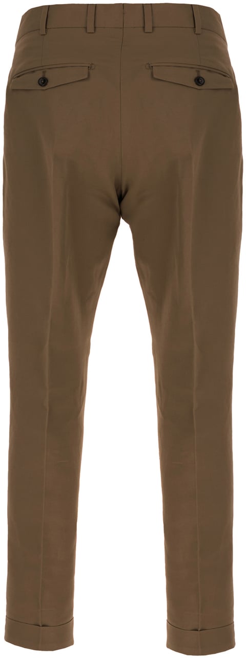 PT Torino Pt Torino Brown cotton blend pants Bruin