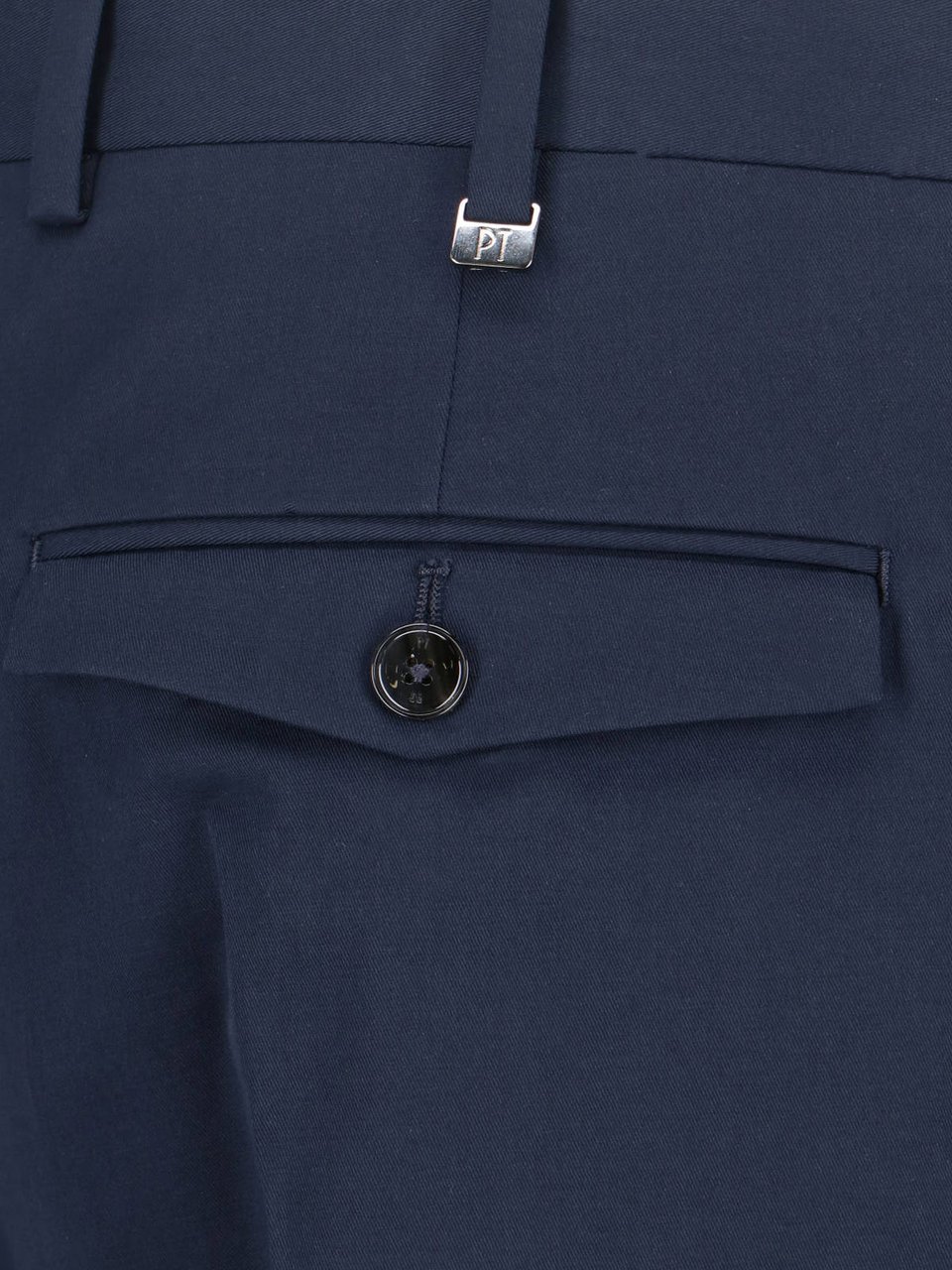 PT Torino Tailored Trousers With Straight Leg Cut Neutraal