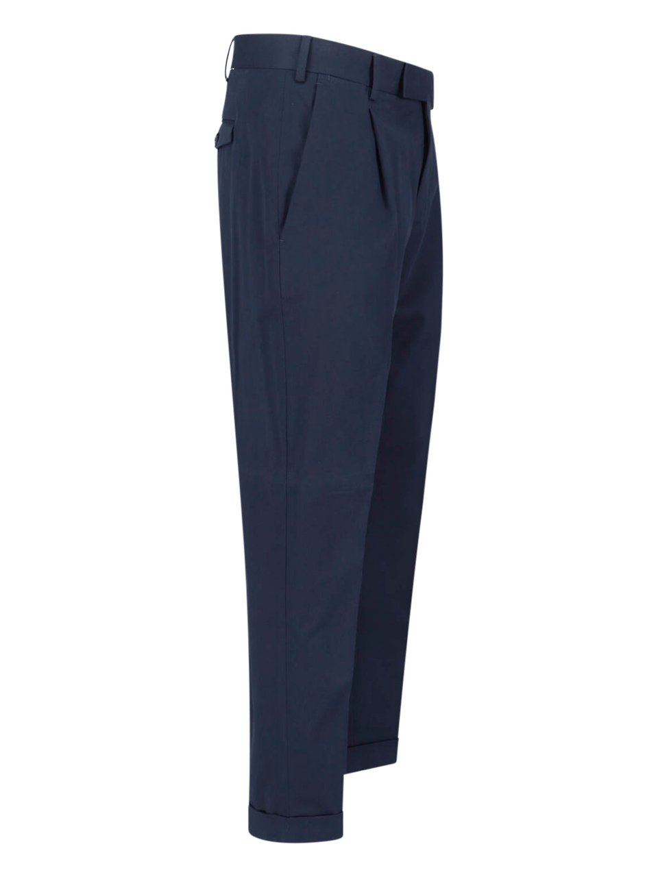 PT Torino Tailored Trousers With Straight Leg Cut Neutraal