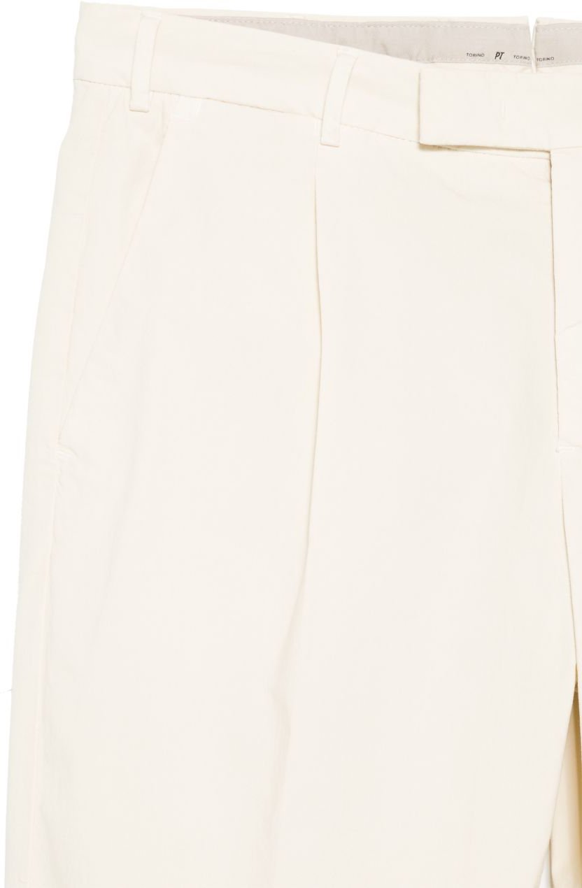PT Torino Trousers Burro Wit