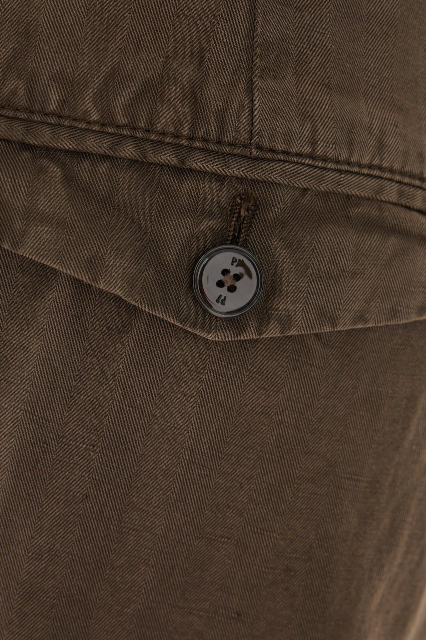 PT Torino Pt Torino Chocolate lyocell blend pants Bruin