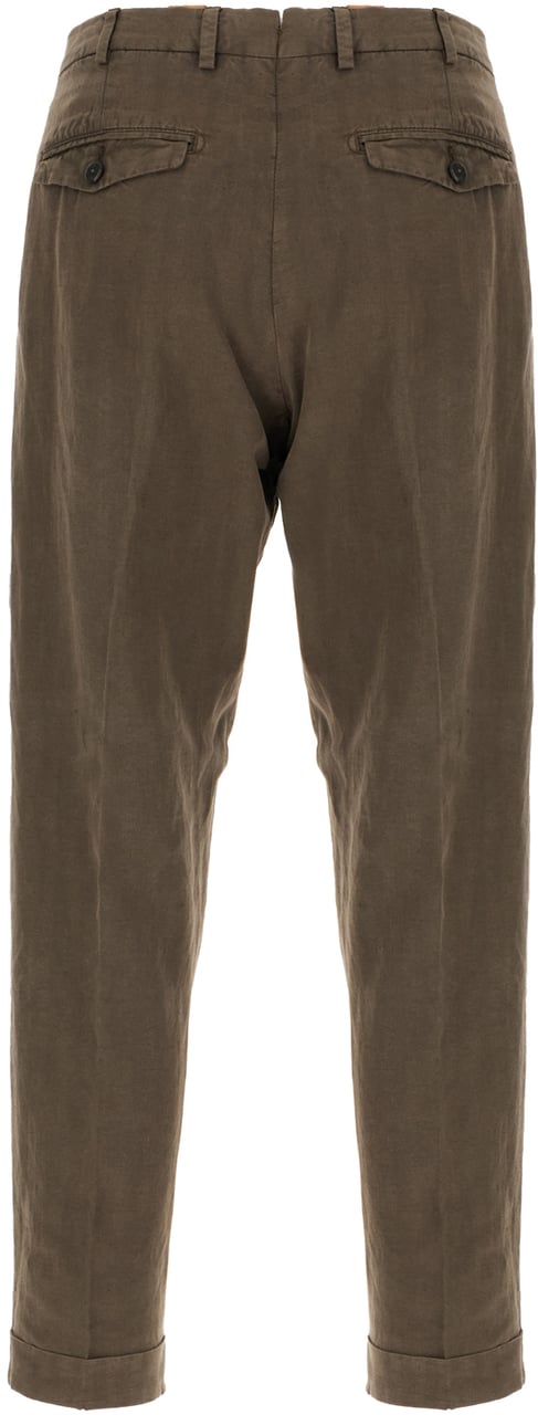 PT Torino Pt Torino Chocolate lyocell blend pants Bruin