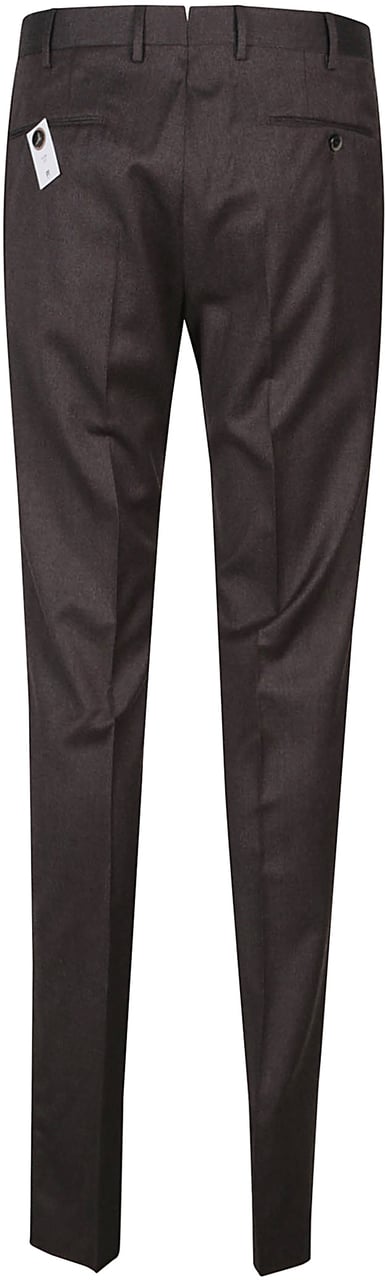 PT Torino Slim Flat Front Pant Brown Bruin