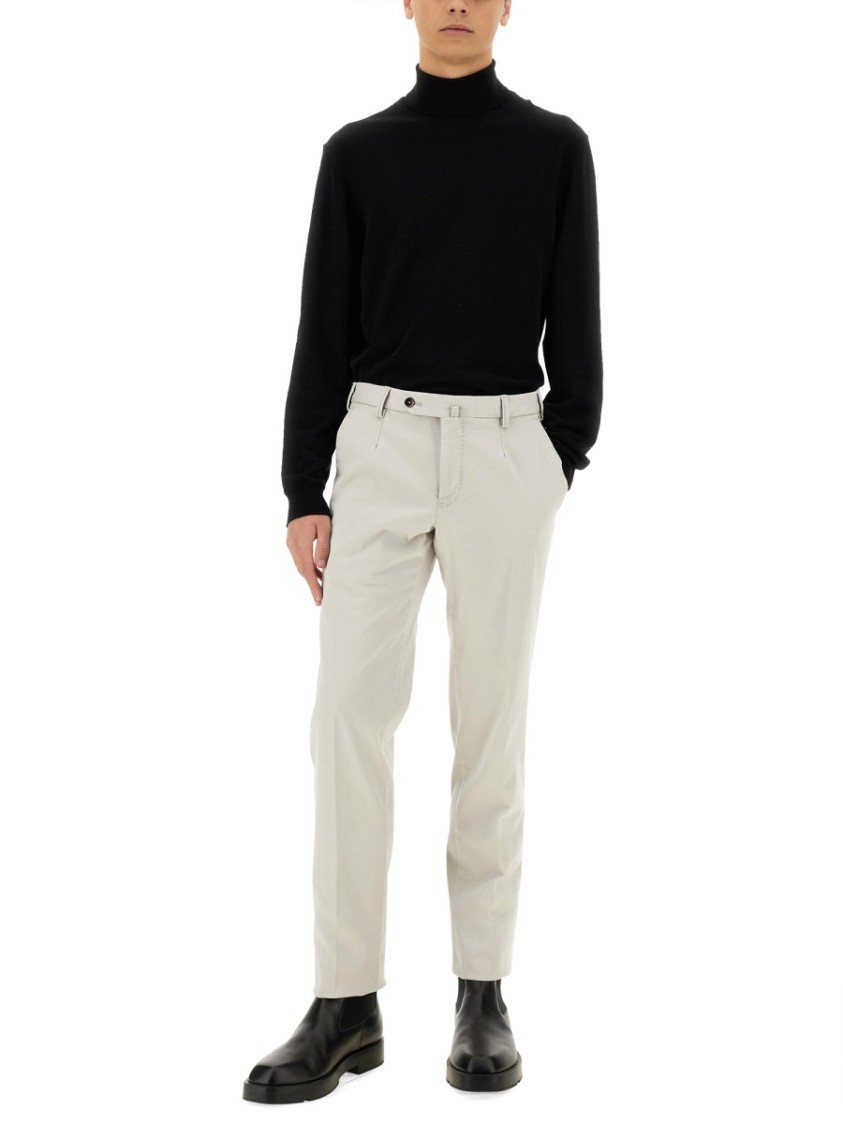PT Torino Cotton Pants Neutraal