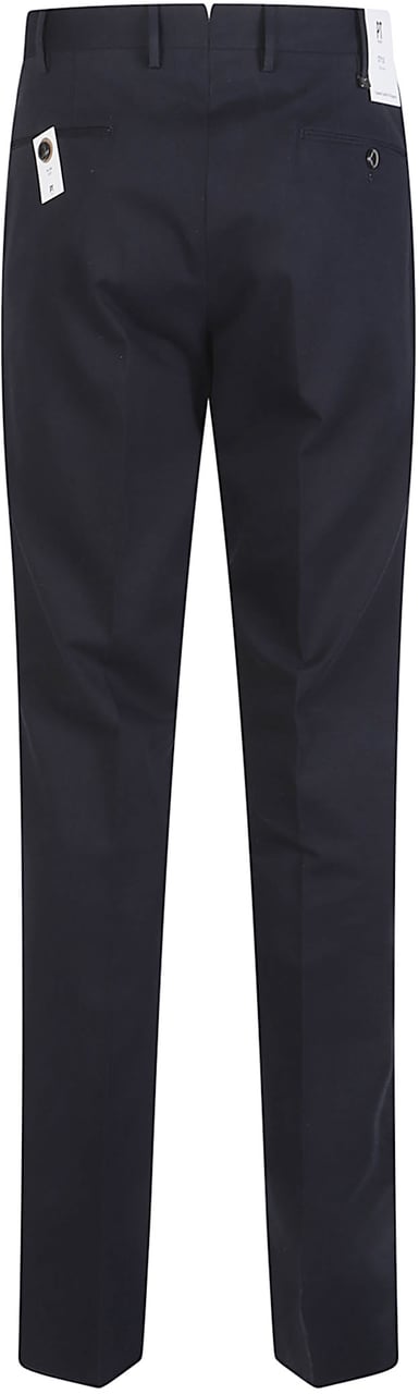 PT Torino Slim Flat Front Pant Blue Blauw