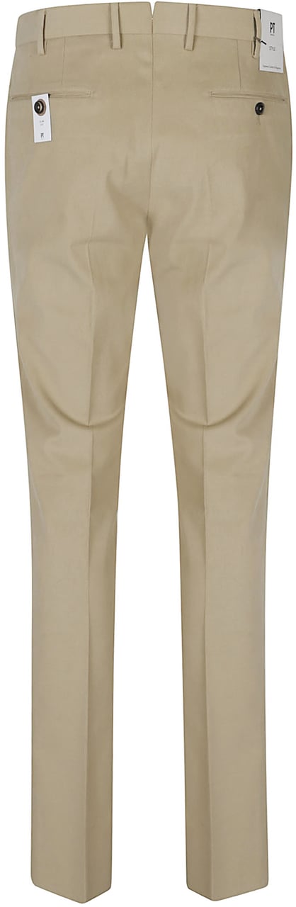 PT Torino Slim Flat Front Pant Brown Bruin